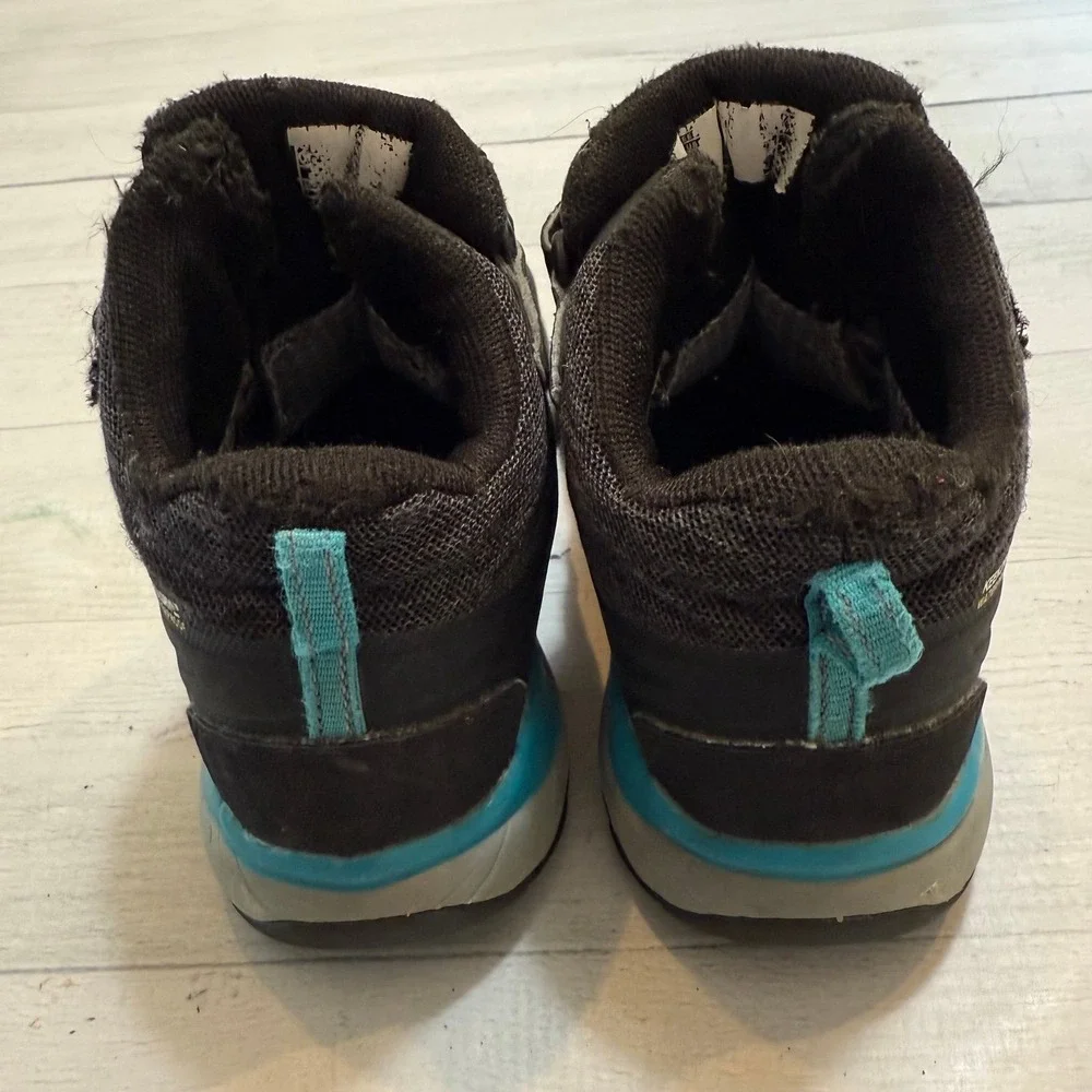 Keen kids black and blue‎ hiking boots shoes youth size 12
